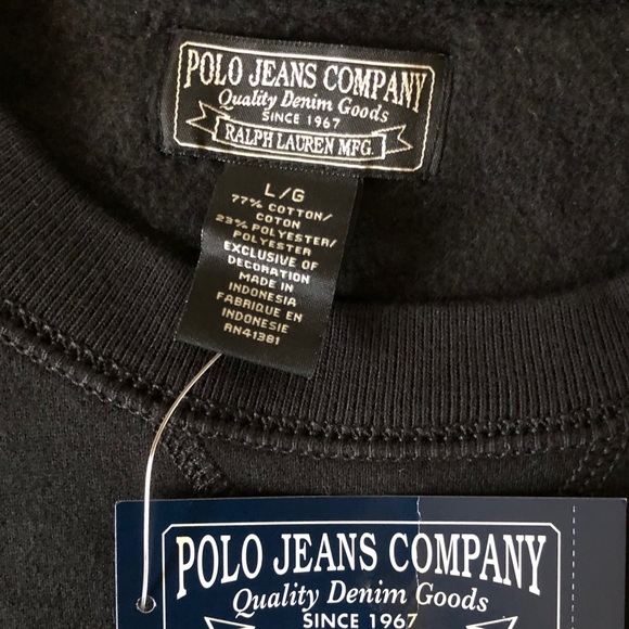 Vtg Ralph Lauren Polo Jeans Co. RL Logo crewneck - Picture 8 of 8
